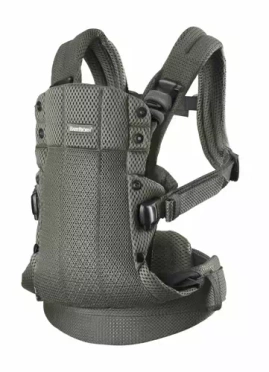 BabyBjörn nosidełko Harmony 3D Mesh Dark Green + Bib 