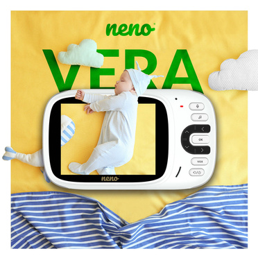 Neno® Vera bezprzewodowa niania elektroniczna 2,4 GHz z ekranem 3,2"