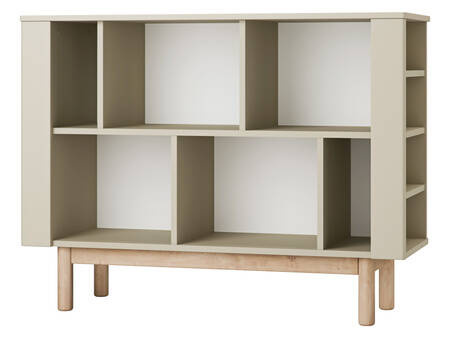 Pinio Miloo low bookcase champagne
