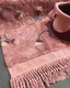 Lorena Canals® handwoven 100% cotton rug 140 x 210 cm | Garden Ash Rose