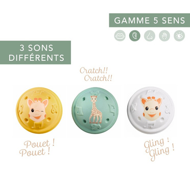 Sophie la Girafe® by Vulli® Teething ting | Colorful teether on a wheel