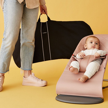BabyBjorn | Bliss Baby Bouncer | Leżaczek-Bujaczek | 100% Bawełna | Old Rose