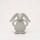 Moonie Rabbit Silver teether made of natural rubber