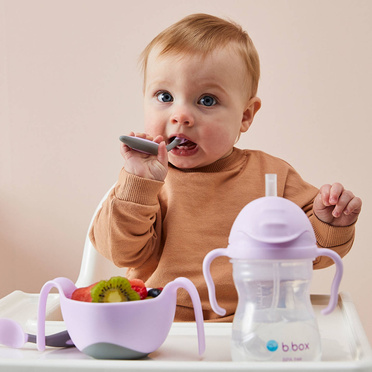B.Box® bottle with straw 240 ml | Boysenberry