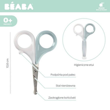 BEABA | Etiu Nail Scissors | Old Pink
