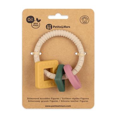 Petite&amp;Mars® silicone teether Figures
