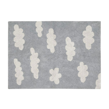 Lorena Canals® handwoven 100% cotton rug 120 x 160 cm | Cloud Grey