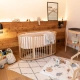 Stokke® Sleepi™ Bed V3 duże owalne łóżeczko