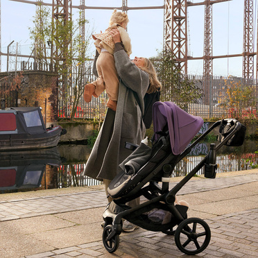 Bugaboo® Fox 5 zestaw 2w1, wózek głęboko-spacerowy | Midnight Black
