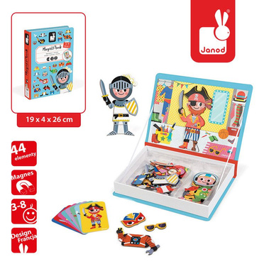 Janod | Magnetibook | Magnetic Puzzle | Costumes | Boy