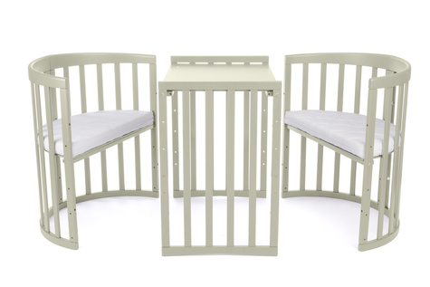 Waldin® 7in1 Oval crib