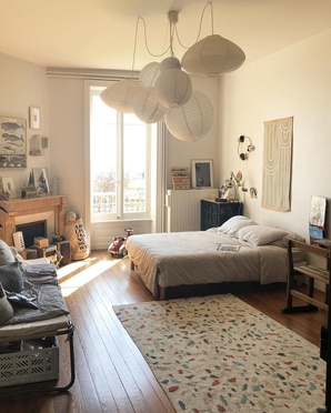 Lorena Canals® handwoven 100% cotton rug 140 x 200 cm | Terrazzo Marble