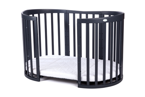 Waldin® 7in1 Oval crib