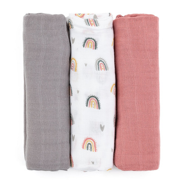 Petite&Mars® Zestaw pieluszek z muślinu bambusowego 