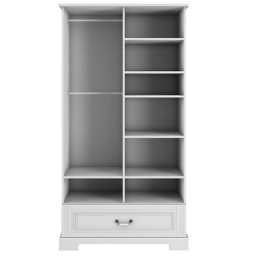 Bellamy® Ines wysoka szafa 2-drzwiowa 'tall' | Elegant White