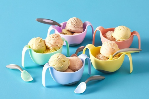 B.Box® | Pierwsze Sztućce Do Nauki Samodzielnego Jedzenia | Gelato | Banana Split