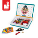 Janod | Magnetibook | Magnetic Puzzle | Funny Face | Boy