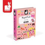 Janod | Magnetibook | Magnetic Puzzle | Funny Faces | Girl