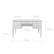 Bellamy Royal timeless white desk