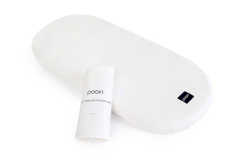 Poofi® stroller sheet 100% organic cotton | cream