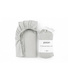 Poofi® 100% organic cotton sheet, 140 x 70 cm | Light Grey