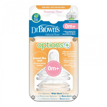 BROWNS | Wide-neck pacifier preeme level for premature babies