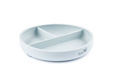 Baby In World® three-piece silicone plate with suction cup