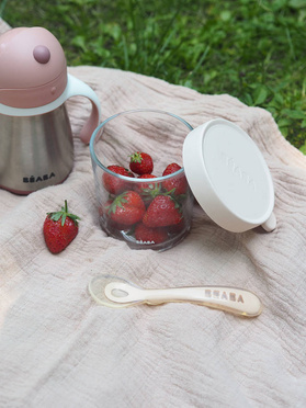 Beaba® silicone spoon 4m+ | Old Pink