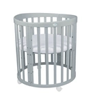Waldin® łóżeczko 7w1 Owal