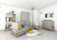 Bellamy Lotta gray 3-drawer chest of drawers