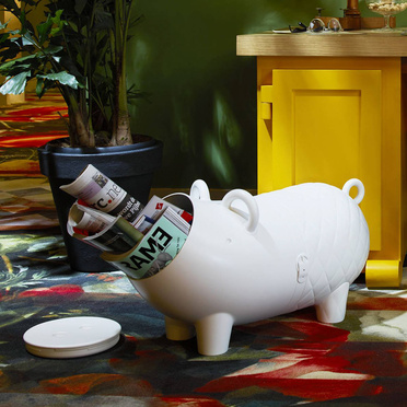 Cybex® by Marcel Wanders, Hausschwein świnka domowa – pojemnik, ozdoba | White
