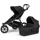 Thule® Urban Glide 3 | 2in1 set | multifunctional 3-wheel jogging stroller | Black