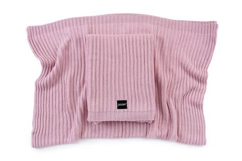Poofi® Oslo kocyk bambusowy | Vintage Pink