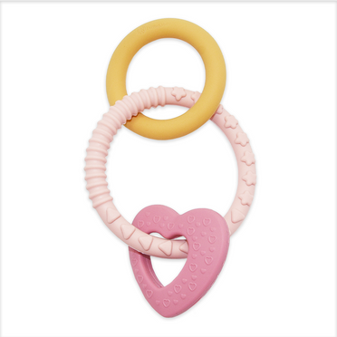 Petite&amp;Mars® silicone teether Love