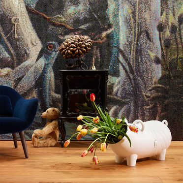 Cybex® by Marcel Wanders, Hausschwein świnka domowa – pojemnik, ozdoba | Black