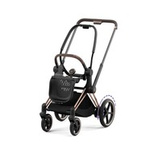 Cybex® e-Priam 4 Chassis stroller frame with electric power steering | Rosegold