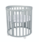 Waldin® łóżeczko 7w1 Owal