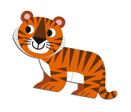 Janod | Magnetic Puzzle | Magnetibook | Animals