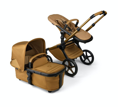 Bugaboo® Fox 5 2-in-1 set, deep-sleeping stroller | Noir Limited Edition - Amber Glow