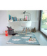 Lorena Canals® handwoven 100% cotton rug 120 x 160 cm | Cloud Vintage Blue