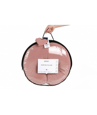 Poofi® nursing pillow 100% organic cotton | Tea rose
