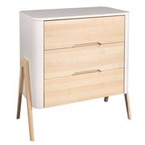 Troll Nursery | Torsten | Dresser with Changing Table | White + Natural Wax