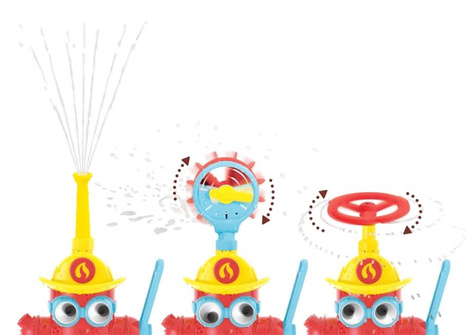 Yookidoo | Bath Toy | Firefighter Ready