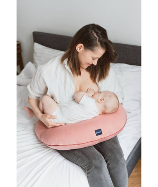 Poofi® nursing pillow 100% organic cotton | Tea rose