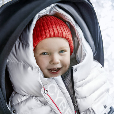 Cybex® Platinum Luxury Winter Footmuff puchowy śpiworek zimowy | Nautical Blue