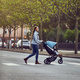 Thule | Spring | Lekki Wózek Spacerowy | Matt Black + Teal Melange