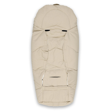 Lodger® waterproof double layer winter stroller sleeping bag light gray Taslon Drizzle