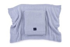 Poofi® Oslo bamboo blanket | Dusty Blue