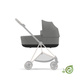 Cybex® Platinum Mios 3.0 Lux Carry Cot gondola | Pearl Grey Conscious Collection