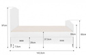 BELLAMY FINO - CRIB WITH COUCH FUNCTION 70X140